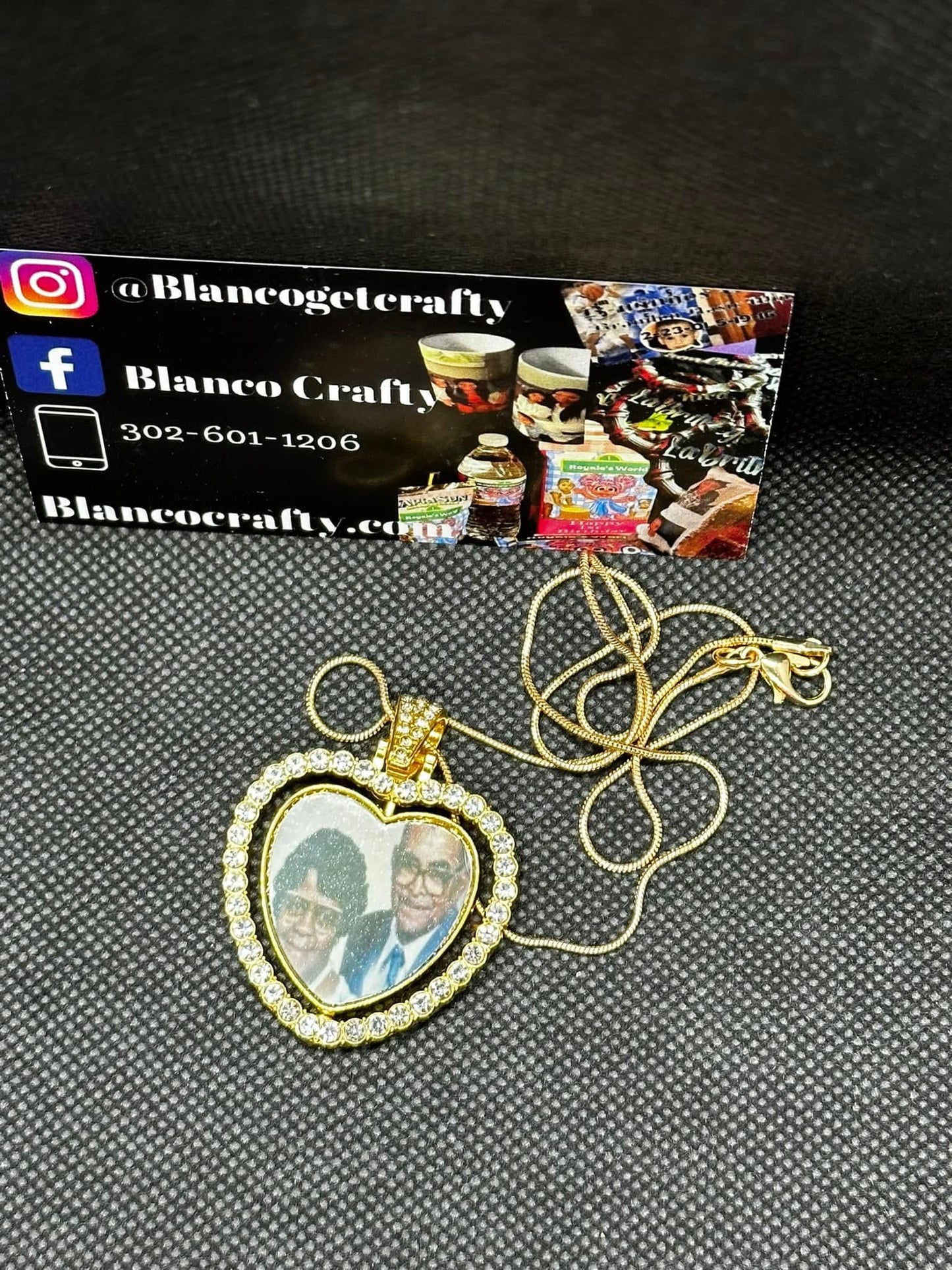 Rotating Heart Necklace
