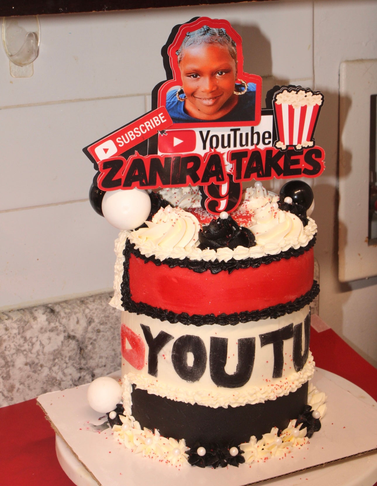 Large 3D Cake Topper