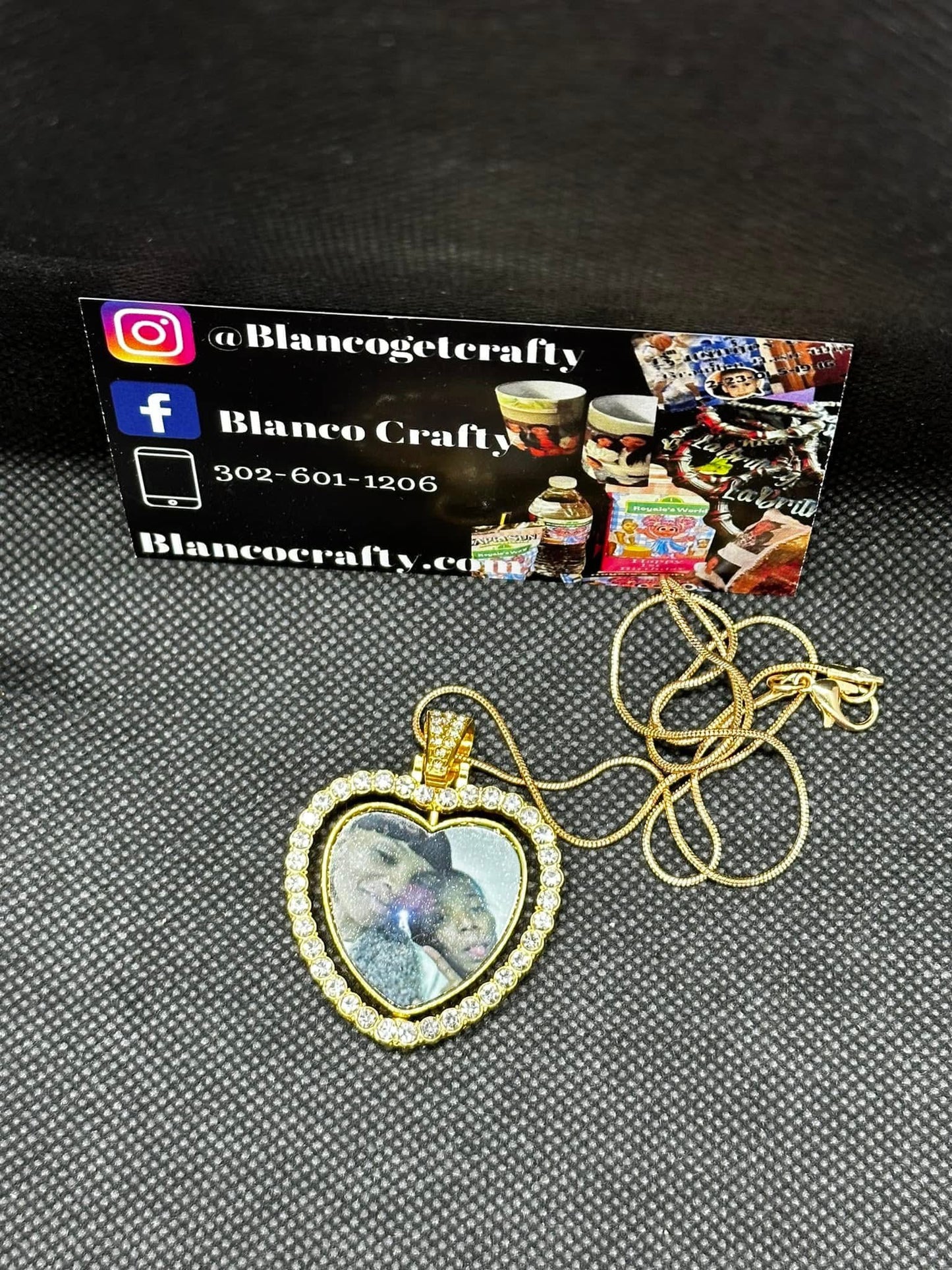 Rotating Heart Necklace