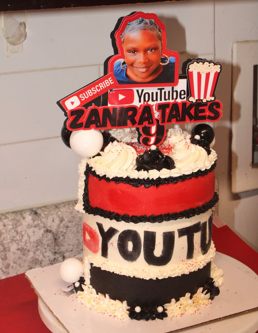 Large 3D Cake Topper